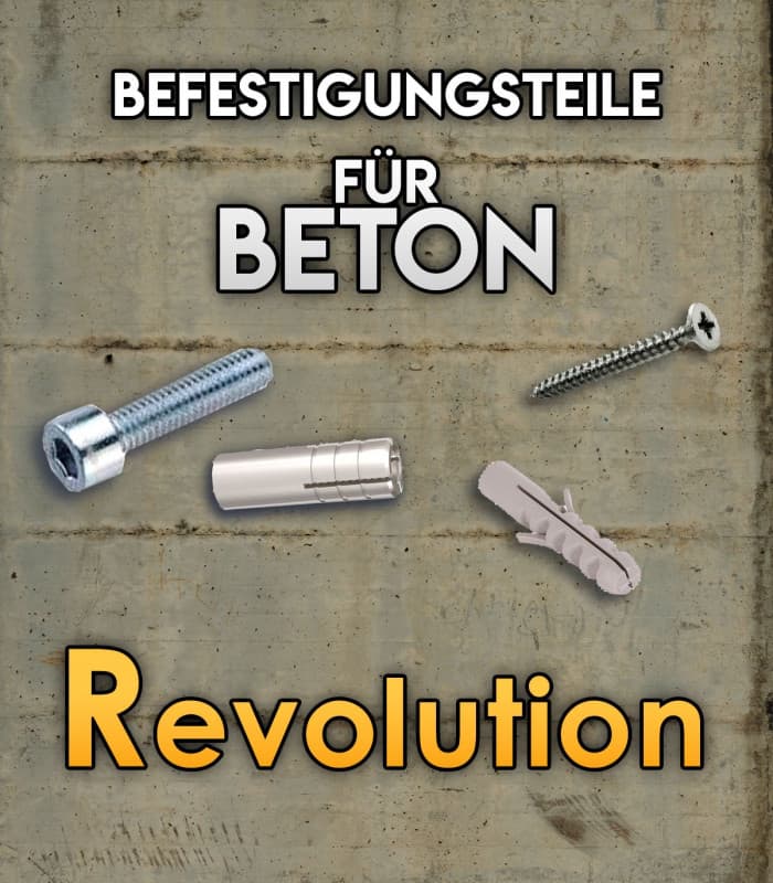 Befestigungsteile Revolution Beton