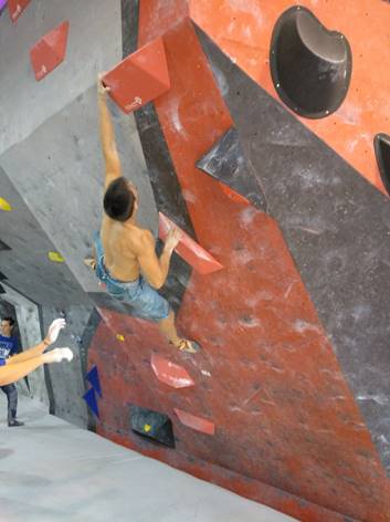 Wettkampf-Bouldern